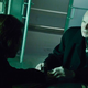 Aaron Stanford, Tom Noonan (Ben Mark Holzberg/Syfy)